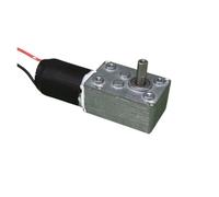 Motorreductor de engranaje helicoidal turbo 370 con arranque, eje D, CC 12 V, 24 V, 2,5-4,5 RPM, baja velocidad, autobloqueo, gran par Motor Drivers