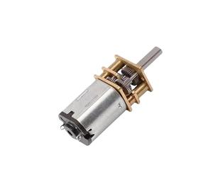 Motorreductor de metal micro N20 de CC de 3 V/6 V/12 V con rueda dentada, motores de CC de 15/30/50/60/100/200/300 RPM