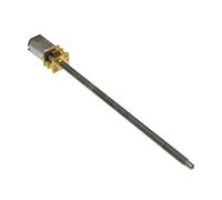 Motorreductor de metal micro N20 de CC de 3 V/6 V/12 V, eje M4 x 100, 15/30/60/100/150/200/300/400/500/600/800/1000 RPM