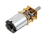 Motorreductor de metal N20, CC 3 V, 6 V, 12 V, 5 rpm - 1000 rpm, motor eléctrico de baja velocidad y alto par.(150RPM_6V)