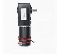 Motorreductor de par fuerte DC12V 24V, caja engranajes tornillo sin fin Turbo Metal, motor engranaje CC baja velocidad invertido, 250kg.cm, Motor bloqueo automático