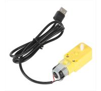 Motorreductor de precisión de un solo eje, 5 V CC, 59 RPM, relación 1:220