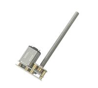 Motorreductor de tornillo con eje roscado 1024GF-N20 M4 x 55 mm, 3 V, 6 V, 12 V, motorreductor microeléctrico de CC for vehículos de juguete robot de bricolaje(800,12V)