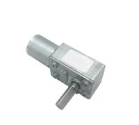 Motorreductor de tornillo sin fin JGY370 de 2-210 rpm, CC 12 V/6 V/24 V, eje D7 de 8 mm, caja de cambios con autobloqueo, longitud de la caja de cambios: 25 mm, motor de baja velocidad.(66rpm,24V)