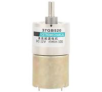 Motorreductor de velocidad micro ajustable CW/CCW DC12V para máquina herramienta CNC XD-37GB520 (100 rpm/min)