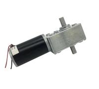 Motorreductor eléctrico de 12 V, doble eje, 24 V CC, sinfín, reductor de alto par, caja de cambios invertida, A58SW31ZYS(Package S,12rpm)