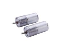 Motorreductor eléctrico de alta velocidad y baja torsión, 6 V/12 V/24 V CC JGA25-370, micromotor de engranajes metálicos