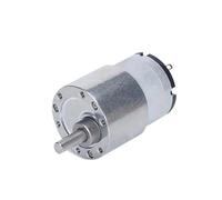 Motorreductor eléctrico reversible de velocidad micro de 6 V/12 V/24 V con caja de engranajes de alto par en miniatura, 7~960 RPM, JGB37-520(600,24V)