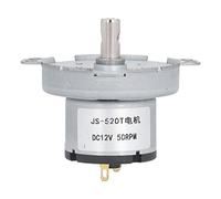 Motorreductor en Miniatura, 12V 50RPM DC Motor de Engranaje Helicoidal, Mini Motor de Reducción Eléctrica de Alto Torque, Función de Autobloqueo, para Ventanas, Motores de