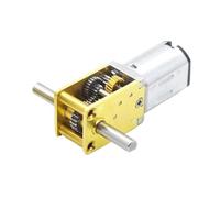 Motorreductor Mini motorreductor N20 de CC de 3 V, 6 V y 12 V, 4-381 RPM, de metal, de alto par y baja velocidad.(6V 190 RPM,Double Shaft)