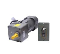 Motorreductor monofásico AC 6RK400RGU-CF de 400W con transmisión 6GU y Control de velocidad for transportador de freidora(0-13.5rpm)