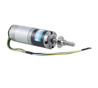 Motorreductor planetario 12 V 24 V con eje encoder M8 roscado tornillo varilla grande motor MY36GP-555 (98 rpm 100 mm, solo motor 24 V)