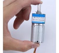 Motorreductor planetario de CC sin escobillas de 12 V, 24 V y 24 mm con eje de 4 mm y 6 mm de velocidad ajustable en sentido horario y antihorario.(24V Motorand bracket,6mm 40rpm)