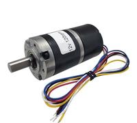 Motorreductor planetario sin escobillas de CC, 12 V, 24, alto par, baja velocidad, reversible, ajustable, accionamiento integrado(Shaft Diameter 6MM,24v 12rpm 55kgf.cm)