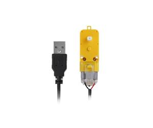 Motorreductor TT de un solo eje, piezas estándar for modelos impresos en 3D Tuozhu, 5 V CC, 59 RPM (1 pieza) - LA001