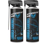 Motorrevive Lubricante de Cadenas Racing Line para Motos de Competición 380 ml. Grasa Líquida. Alto Rendimiento con Protección Resistente y Adherencia Extrema. Durabilidad y Suavidad a Alta Velocidad