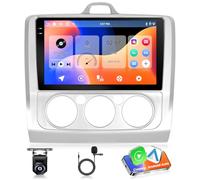 Motorsi 2 DIN 4G+64G para Ford Classic Focus 2004-2011, Autorradio 9 Pulgadas 1280P con Sistema Android 15, A-pple Carplay Android Auto GPS Bluetooth 5.0 WiFi FM/RDS 2USB Compatible con Dab+ OBD2