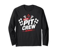 Motorsport Mechanic Racing Team Official Pit Crew Member Manga Larga