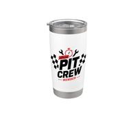 Motorsport Mechanic Racing Team Official Pit Crew Member Vaso térmico de acero inoxidable de doble pared