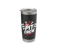 Motorsport Mechanic Racing Team Official Pit Crew Member Vaso térmico de acero inoxidable de doble pared