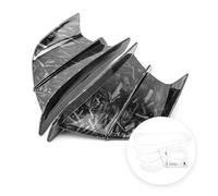 Motos Alerones 2X Alerón Aerodinámico Universal para Motocicleta con Pegatina Decorativa Adhesiva para para Suzuki Moto Spoiler ala(Forged Look)