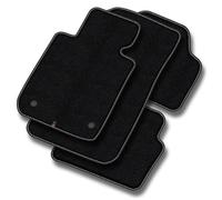 MOTOS alfombrillas coche de velours premium adecuado para Kia Ceed II 2012-2018 - Premium, Matt, Blanco - Experimenta un nuevo confort de conducción con un juego de alfombra de coche de terciopelo par