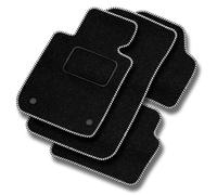 MOTOS alfombrillas coche de velours standard adecuado para Audi A2 1999-2005 - Standard, Tejido, Blanco - Experimenta un nuevo confort de conducción con un juego de alfombra de coche de terciopelo par