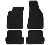 MOTOS alfombrillas coche de velours standard adecuado para Audi A4 B7 2004-2008 también para S4 B7 y RS4 B7 - Standard, Tejido, Negro - Experimenta un nuevo confort de conducción con un juego de alfom