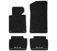 MOTOS alfombrillas coche de velours standard adecuado para BMW Serie 3 E46 1998-2004 Berlina, Familiar - Standard, Tejido, Gris - Experimenta un nuevo confort de conducción con un juego de alfombra de