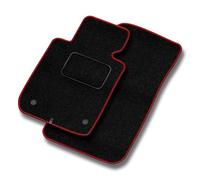 MOTOS alfombrillas coche de velours standard adecuado para Nissan Primastar 2001-2014 primera fila de asientos - Standard, Tejido, Rojo - Experimenta un nuevo confort de conducción con un juego de alf