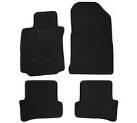 MOTOS alfombrillas coche de velours standard adecuado para Renault Clio IV 2012-2019 también para la versión Grand Tour - Standard, Tejido, Negro - Experimenta un nuevo confort de conducción con un ju
