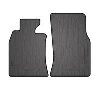 MOTOS Alfombrillas Coche Delanteras para Mini Cooper II 2006-2014 Alfombras Coche Resistente y Flexible 100% Caucho, Topes Compatibles, Bordes Prácticos, Revestimiento Antideslizante, Escaneado Láser