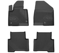 MOTOS Alfombrillas de Goma para Hyundai Santa Fe III 2012-2018 Mejore la Comodidad de Sus Viajes con la Alfombra Antideslizante Car No.77- Alfombrillas de Coche para Varias Estaciones