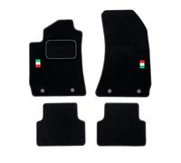 MOTOS Alfombrillas de Velours Personalizadas Adecuado para Fiat 500c 2014-2020 - Personalizado, Matt, Blanco - Mantenga su Coche Limpio y cómodo con Nuestras Alfombrillas