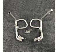 Motos Barra Choque Parachoques Barra Choque Protección Motor Motocicleta Parachoques Tanque Apto para para F800GS para F700GS 2008-2018 Protectora Marco Carenado(Silver Lower)