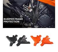 Motos Barra Choque Parachoques Protectores Parachoques Motocicleta para 1290 para Super Adventure S/R 2021 2022-protectores De Protección Marco Plástico ABS(Black)
