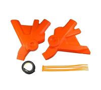 Motos Barra Choque Parachoques Protectores Parachoques Motocicleta para 1290 para Super Adventure S/R 2021 2022-protectores De Protección Marco Plástico ABS(Naranja)