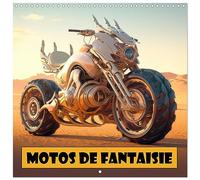 Motos de Fantaisie (Calendrier mural carré 2026 30x30 cm) Calendrier double avec une page pour vos prises de notes: Des motos fraîchement sorties du futur