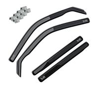 MOTOS Deflectores de Viento para FORD S-MAX I 2010-2014 Duraderos y Robustos, Deflector de Lluvia, Reducción de Ruido y Turbulencias del Aire, Fácil Instalación, Protección Estética y Ahorro de Energí