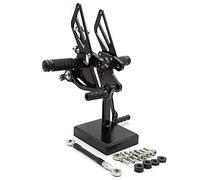 Motos Estriberas CNC Adjustable Rear sets Reposapiés Footpegs clavijas de pie para NINJA 250 2008-2012