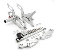 Motos Estriberas CNC Adjustable Rear sets Reposapiés Footpegs clavijas de pie para RS4 125 4T 2011-2017