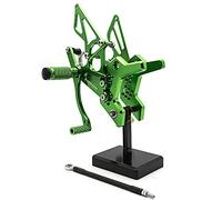 Motos Estriberas CNC Adjustable Rear sets Reposapiés Footpegs clavijas de pie para Z750 2004 2005 2006