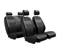 MOTOS Fundas universales para Asientos de Coche para Renault Fluence Funda Asiento Coche Delantero con Sistema de Airbag Activo, Ajuste, Material de Tres Capas, Aspecto Elegante, Aplicación V