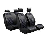 MOTOS Fundas universales para Asientos de Coche para Volkswagen Passat Funda Asiento Coche Delantero con Sistema de Airbag Activo, Ajuste, Material de Tres Capas, Aspecto Elegante, Aplicación