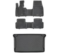 MOTOS Juego de alfombrillas de goma para coche y alfombrilla de PE para maletero adecuado para BMW i3 2013-2022 Mejora la comodidad de tus viajes con la alfombrilla antideslizante para coche - alfombr