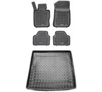 MOTOS Juego de alfombrillas de goma para coche y alfombrilla de PE para maletero adecuado para BMW X1 E84 2009-2016 Mejora la comodidad de tus viajes con la alfombrilla antideslizante para coche - alf