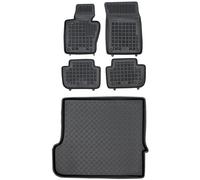 MOTOS Juego de alfombrillas de goma para coche y alfombrilla de PE para maletero adecuado para BMW X3 E83 2003-2010 Mejora la comodidad de tus viajes con la alfombrilla antideslizante para coche - alf