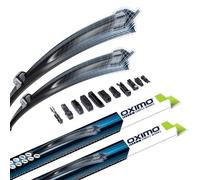 MOTOS Juego de limpiaparabrisas para Fiat Stilo 192 10.2001-06.2005 - Diseño vanguardista, Limpiaparabrisas delantero, Extremadamente silencioso, Duradero y resistente a la intemperie, Fácil instalaci