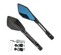 Motos Laterales Espejos Espejo Retrovisor para Motocicleta CNC Rosca De 10Mm 8Mm para XADV X-ADV 750 X ADV ADV150 150(1-Black)