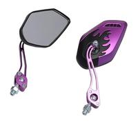 Motos Laterales Espejos Espejo Retrovisor Universal para Motocicleta Extremo del Manillar Lateral para TNT 125(Lavender)